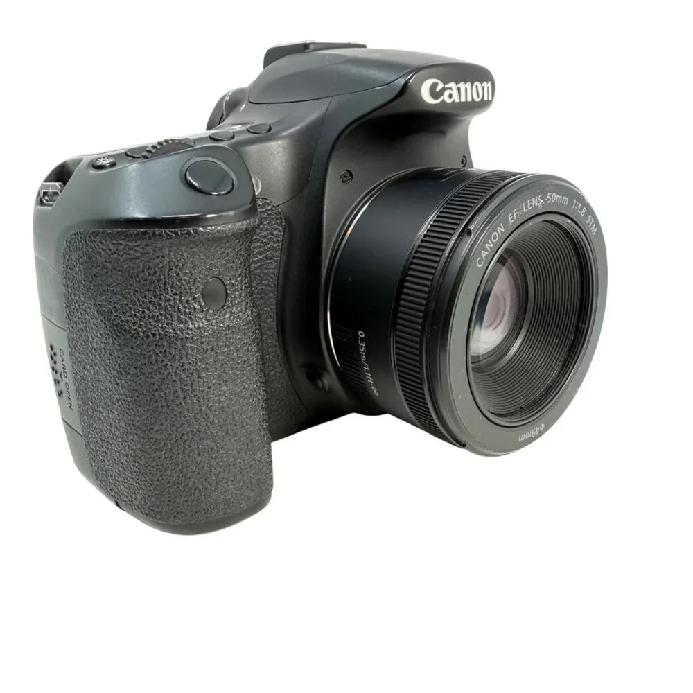 Canon EOS 60D 18.1MP Digital DSLR Camera - 2 Lenses - 3 Batteries - Tested/Works